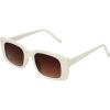 imageFrye Womens Asher Blue Light Glasses Oval SunglassesIvory