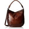 imageFrye Womens Melissa Hobo Handbag Stylish Bag with Adjustable Strap ampamp PocketsDark Brown