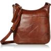 imageFrye Womens Melissa Swing Pack Zip Crossbody Bag Handbag with Adjustable Strap ampamp PocketsCognac