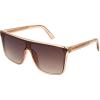 imageFrye Womens Ruby Shield SunglassesTan Crystal