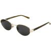 imageFrye Womens Savannah Oval Sunglasses Gold 52mm