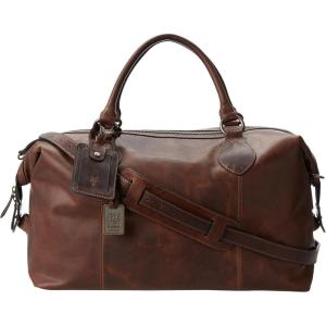 imageFRYE Mens Logan Overnight Duffle Bag Cognac One SizeDark Brown