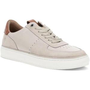 imageFrye Astor Low Lace Court Mens Shoes  Stylish Comfortable Sneakers for Casual ampamp Formal Wear Premium Leather FinishFog