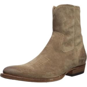 imageFrye Austin Inside Zip Mens  Stylish Durable Leather Footwear with Cushioned Insole for Comfort and Side Zipper Access Western BootsDark Ash  Suede Leather