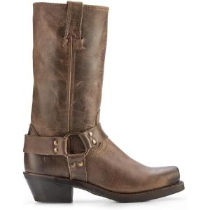 imageFrye Harness 12R Boots for Women  11  Italian Leather Durable Rubber Outsole with Genuine Stitch Welt Construction and Nickel ampamp Brass HardwareSmoke  Old Town