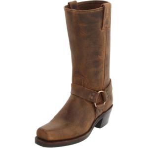 imageFrye Harness 12R Boots for Women  11  Italian Leather Durable Rubber Outsole with Genuine Stitch Welt Construction and Nickel ampamp Brass HardwareTan