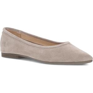 imageFrye Heather Ballet FlatsSandals for Women  Comfortable Leather SlipOn Shoes with Flexible Sole Casual ampamp Elegant DesignTaupe  Suede