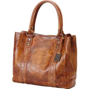 imageFrye Melissa Tote Bag Large Handbag with Strap ampamp Pockets Stylish ampamp Spacious DesignCognac