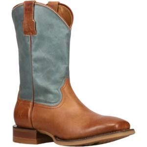 imageFrye Mens Hauser Roper Western BootTanFaded Denim