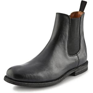 imageFrye Tyler Chelsea Boots for Men Designed with Flexible Blake Construction and Elasticated Side Panels Comfort Footbed and Full Leather Lining  6 Shaft HeightBlack  Renice Vintage Leather