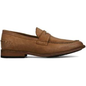 imageFrye Tyler Flex Penny Mens LoafersShoes  Premium Leather Comfortable Fit Versatile Style Durable Soles Casual to FormalAlmond  Velour Leather