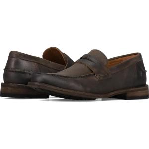 imageFrye Tyler Flex Penny Mens LoafersShoes  Premium Leather Comfortable Fit Versatile Style Durable Soles Casual to FormalChocolate  Waxed Hendricks