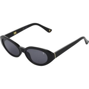 imageFrye Womens Asher Blue Light Glasses Oval SunglassesBlack