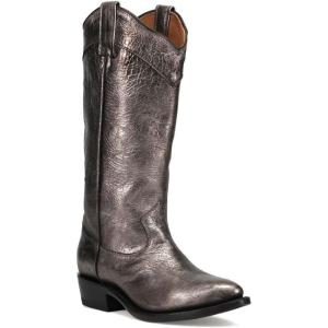 imageFrye Womens Billy Pull On Western BootDark Pewter  Lunar Metallic