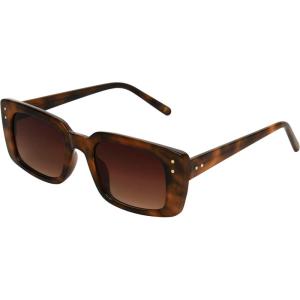 imageFrye Womens Janie Sunglasses Rectangle Brown 52 mmBrown