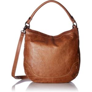 imageFrye Womens Melissa Hobo Handbag Stylish Bag with Adjustable Strap ampamp PocketsBeige