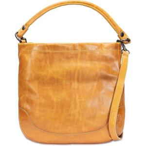 imageFrye Womens Melissa Hobo Handbag Stylish Bag with Adjustable Strap ampamp PocketsCanyon