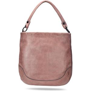 imageFrye Womens Melissa Hobo Handbag Stylish Bag with Adjustable Strap ampamp PocketsMushroom
