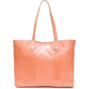 imageFrye Womens Melissa Shopper Tote Bag Stylist Large Handbag with Adjustable Strap ampamp PocketsApricot