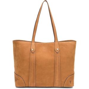 imageFrye Womens Melissa Shopper Tote Bag Stylist Large Handbag with Adjustable Strap ampamp PocketsNubuck Cognac