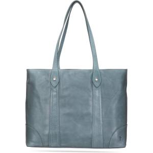 imageFrye Womens Melissa Shopper Tote Bag Stylist Large Handbag with Adjustable Strap ampamp PocketsSky Blue