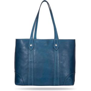 imageFrye Womens Melissa Shopper Tote Bag Stylist Large Handbag with Adjustable Strap ampamp PocketsSteel