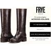 imageFrye Campus 14L Iconic Tall Boots for Women Crafted from Signature Montana Leather with Goodyear Welt Construction and Stacked Leather Heel  13 Shaft HeightBourbon  Mont Blanc Leather