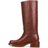 imageFrye Campus 14L Iconic Tall Boots for Women Crafted from Signature Montana Leather with Goodyear Welt Construction and Stacked Leather Heel  13 Shaft HeightGarnet  Riviera