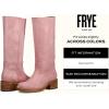 imageFrye Campus 14L Iconic Tall Boots for Women Crafted from Signature Montana Leather with Goodyear Welt Construction and Stacked Leather Heel  13 Shaft HeightPink  Hardrock Leather