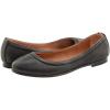 imageFrye Carson Ballet Flats for Women  Premium Tumbled Leather Lining Leather Outsole  38quot HeelBlack  Cabra Crust Veg