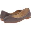imageFrye Carson Ballet Flats for Women  Premium Tumbled Leather Lining Leather Outsole  38quot HeelCharcoal Soft Nubuck