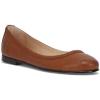 imageFrye Carson Ballet Flats for Women  Premium Tumbled Leather Lining Leather Outsole  38quot HeelCognac  Cabra Crust Veg