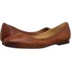 imageFrye Carson Ballet Flats for Women  Premium Tumbled Leather Lining Leather Outsole  38quot HeelCognac Antique Soft Vintage