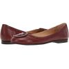 imageFrye Carson Ballet Flats for Women  Premium Tumbled Leather Lining Leather Outsole  38quot HeelCranberry