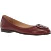 imageFrye Carson Ballet Flats for Women  Premium Tumbled Leather Lining Leather Outsole  38quot HeelCranberry