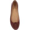 imageFrye Carson Ballet Flats for Women  Premium Tumbled Leather Lining Leather Outsole  38quot HeelCranberry