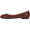 imageFrye Carson Ballet Flats for Women  Premium Tumbled Leather Lining Leather Outsole  38quot HeelCranberry