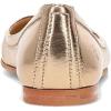 imageFrye Carson Ballet Flats for Women  Premium Tumbled Leather Lining Leather Outsole  38quot HeelDark Gold  Wrinkled Metallic Leather