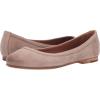 imageFrye Carson Ballet Flats for Women  Premium Tumbled Leather Lining Leather Outsole  38quot HeelDark Taupe