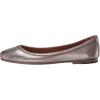 imageFrye Carson Ballet Flats for Women  Premium Tumbled Leather Lining Leather Outsole  38quot HeelGolden Silver