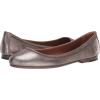 imageFrye Carson Ballet Flats for Women  Premium Tumbled Leather Lining Leather Outsole  38quot HeelGolden Silver