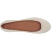 imageFrye Carson Ballet Flats for Women  Premium Tumbled Leather Lining Leather Outsole  38quot HeelOff White Painted Suede
