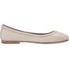 imageFrye Carson Ballet Flats for Women  Premium Tumbled Leather Lining Leather Outsole  38quot HeelOff White Painted Suede