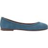 imageFrye Carson Ballet Flats for Women  Premium Tumbled Leather Lining Leather Outsole  38quot HeelSea Blue