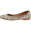 imageFrye Carson Ballet Flats for Women  Premium Tumbled Leather Lining Leather Outsole  38quot HeelSilverMulti