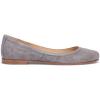 imageFrye Carson Ballet Flats for Women  Premium Tumbled Leather Lining Leather Outsole  38quot HeelSteel Blue  Oyster Leather