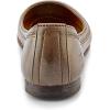imageFrye Carson Ballet Flats for Women  Premium Tumbled Leather Lining Leather Outsole  38quot HeelWarm Grey  Cabra Crust Veg Leather