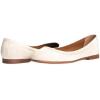 imageFrye Carson Ballet Flats for Women  Premium Tumbled Leather Lining Leather Outsole  38quot HeelWhite  Cabra Crust Veg