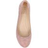 imageFrye Carson Ballet Flats for Women  Premium Tumbled Leather Lining Leather Outsole  38quot HeelWoodrose  Oyster Leather
