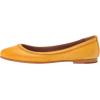 imageFrye Carson Ballet Flats for Women  Premium Tumbled Leather Lining Leather Outsole  38quot HeelYellow Antique Veg Tan
